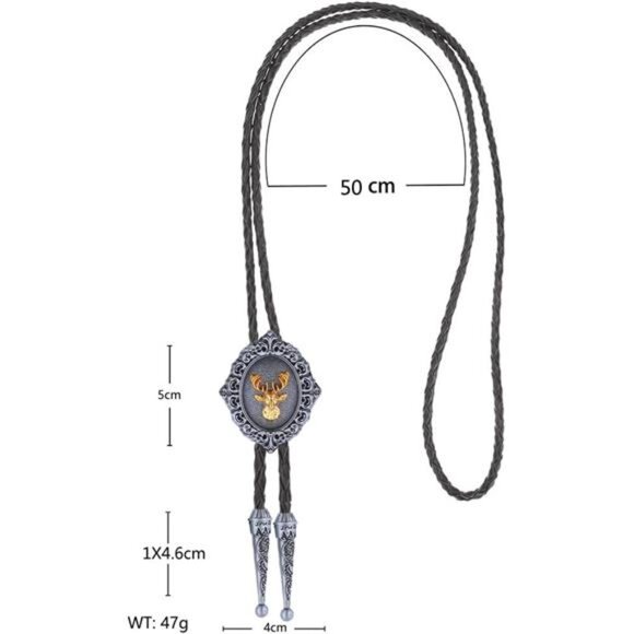 Western Bolo Tie for Men 06 - Picture 7 of 7